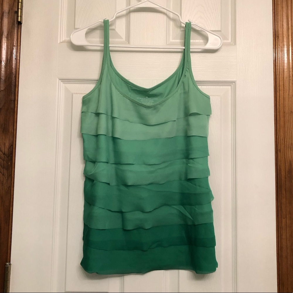 Ombré Ruffle Tank